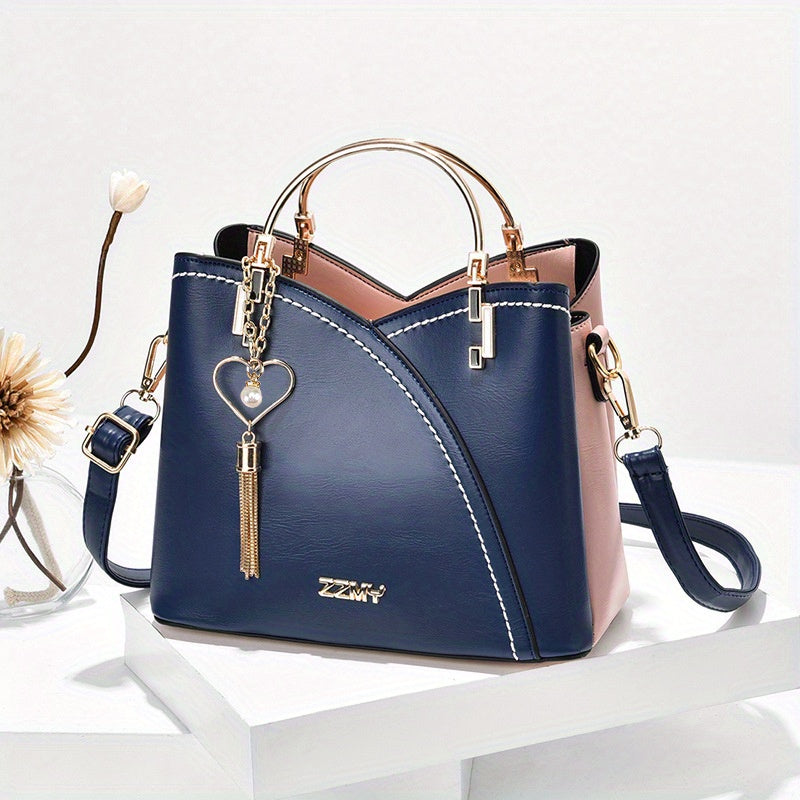 Women’s Structured Handbag With Shoulder Strap