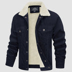 Men’s Textured Collar Short Jacket