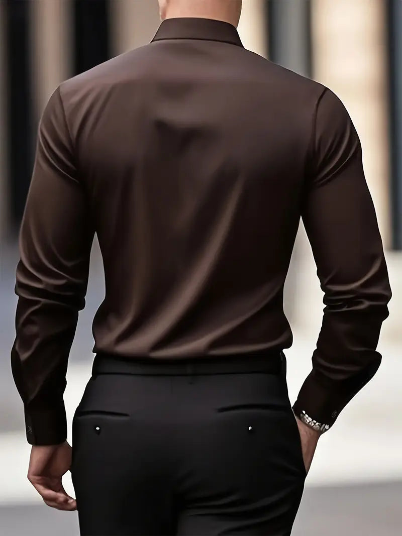 Men's Slim Fit Dress Shirt