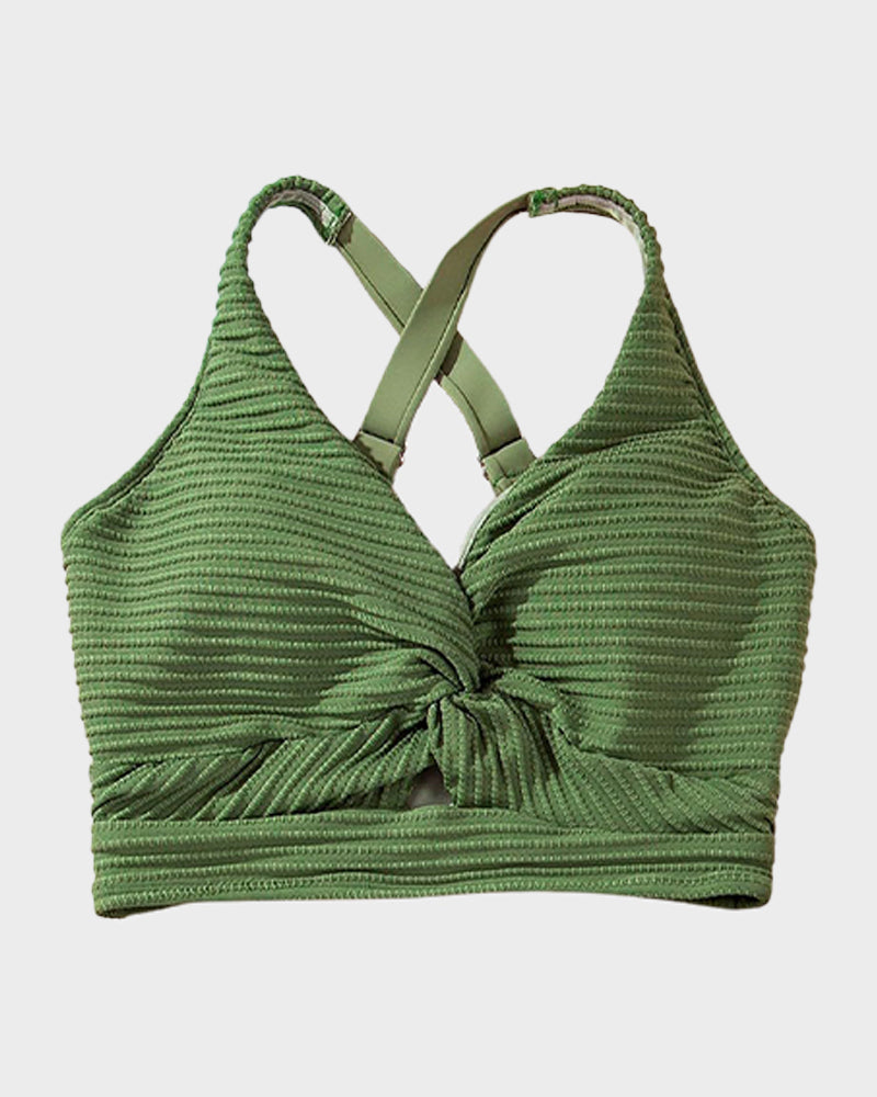 Women's Ribbed High Waist Bikini