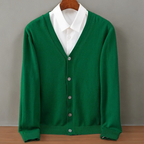 Men’s V-Neck Button Cardigan