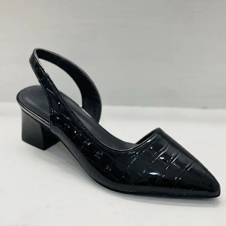 Women’s Pointed Toe Slingback Block Heels
