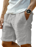 Men's Linen Drawstring Shorts