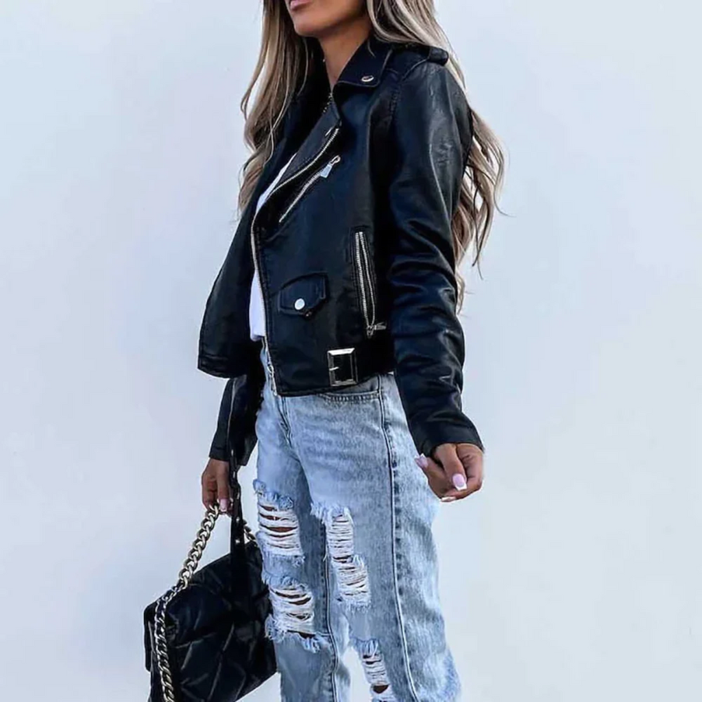 Women’s Short Moto Jacket