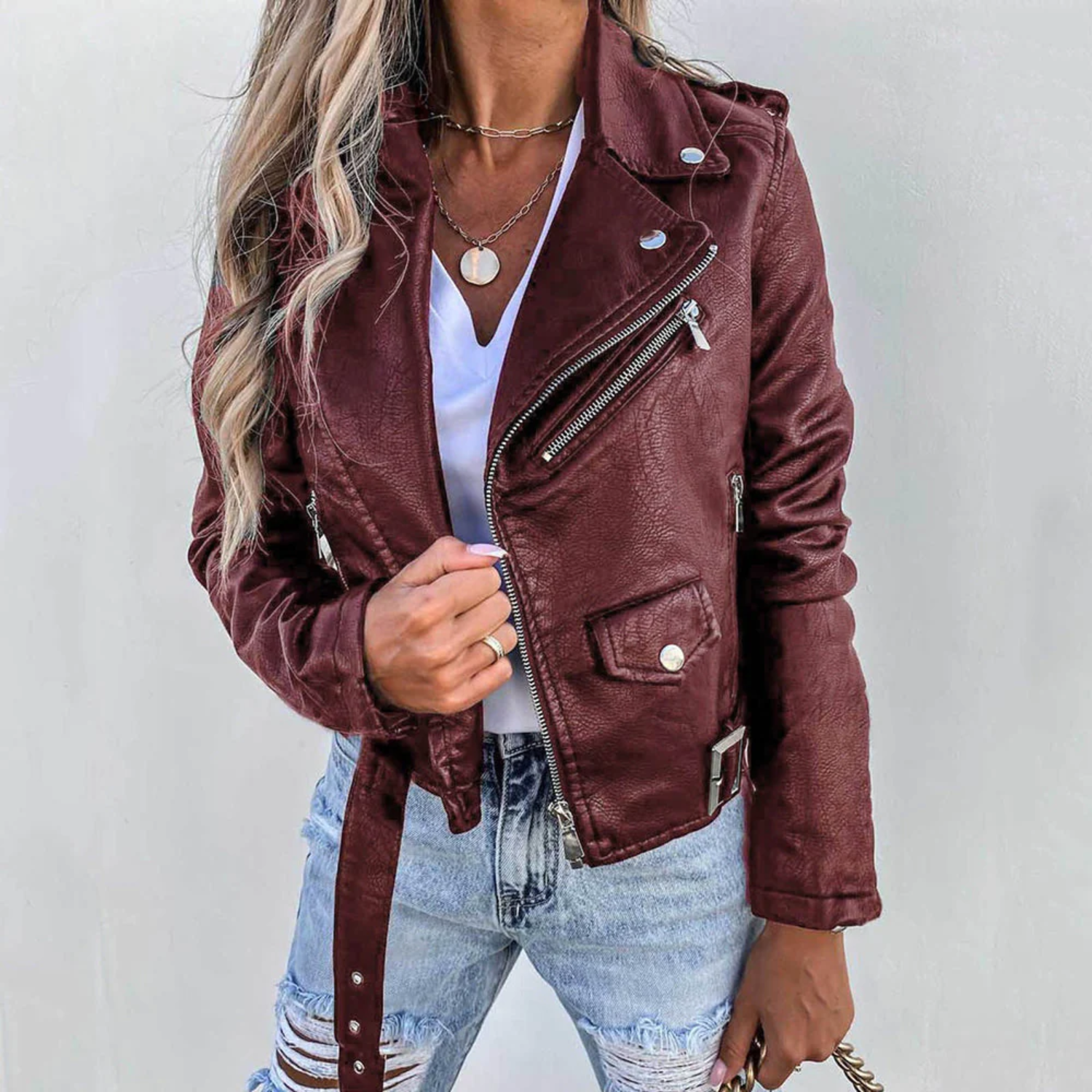 Women’s Short Moto Jacket