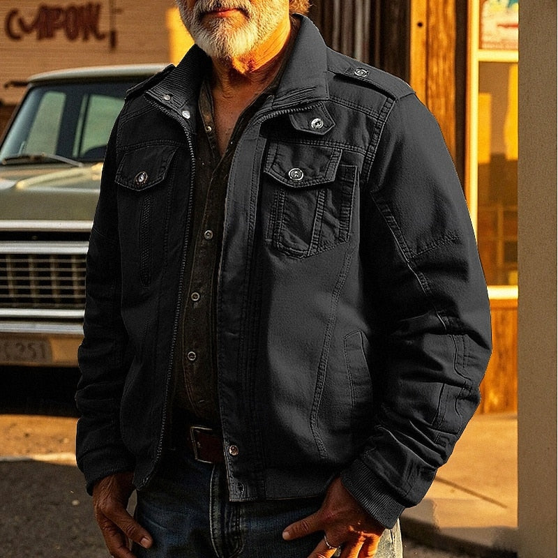 Men’s Utility Jacket with Flap Pockets