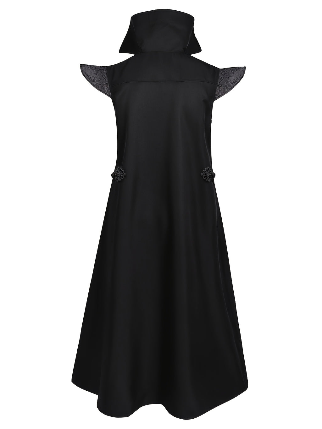 Men’s Halloween Vampire Costume with Long Cape