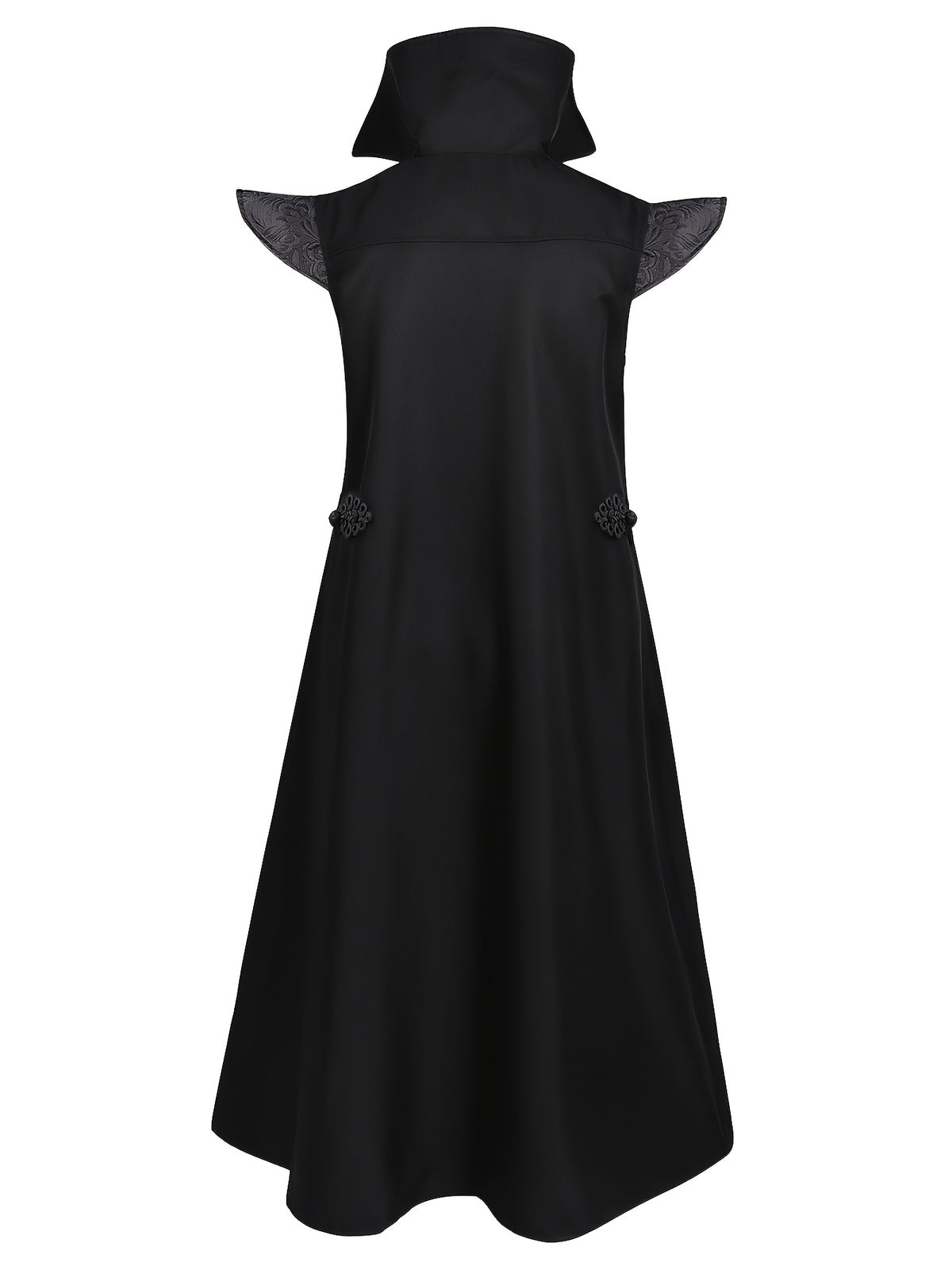 Men’s Halloween Vampire Costume with Long Cape
