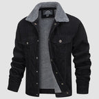 Men’s Textured Collar Short Jacket