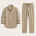 Men’s Shirt and Drawstring Pant Set