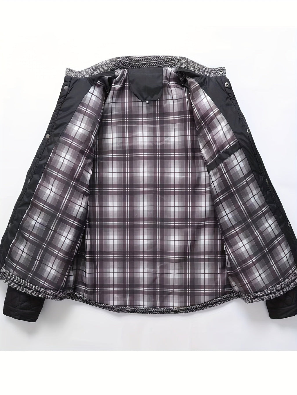 Men’s Quilted Jacket with Contrast Yoke