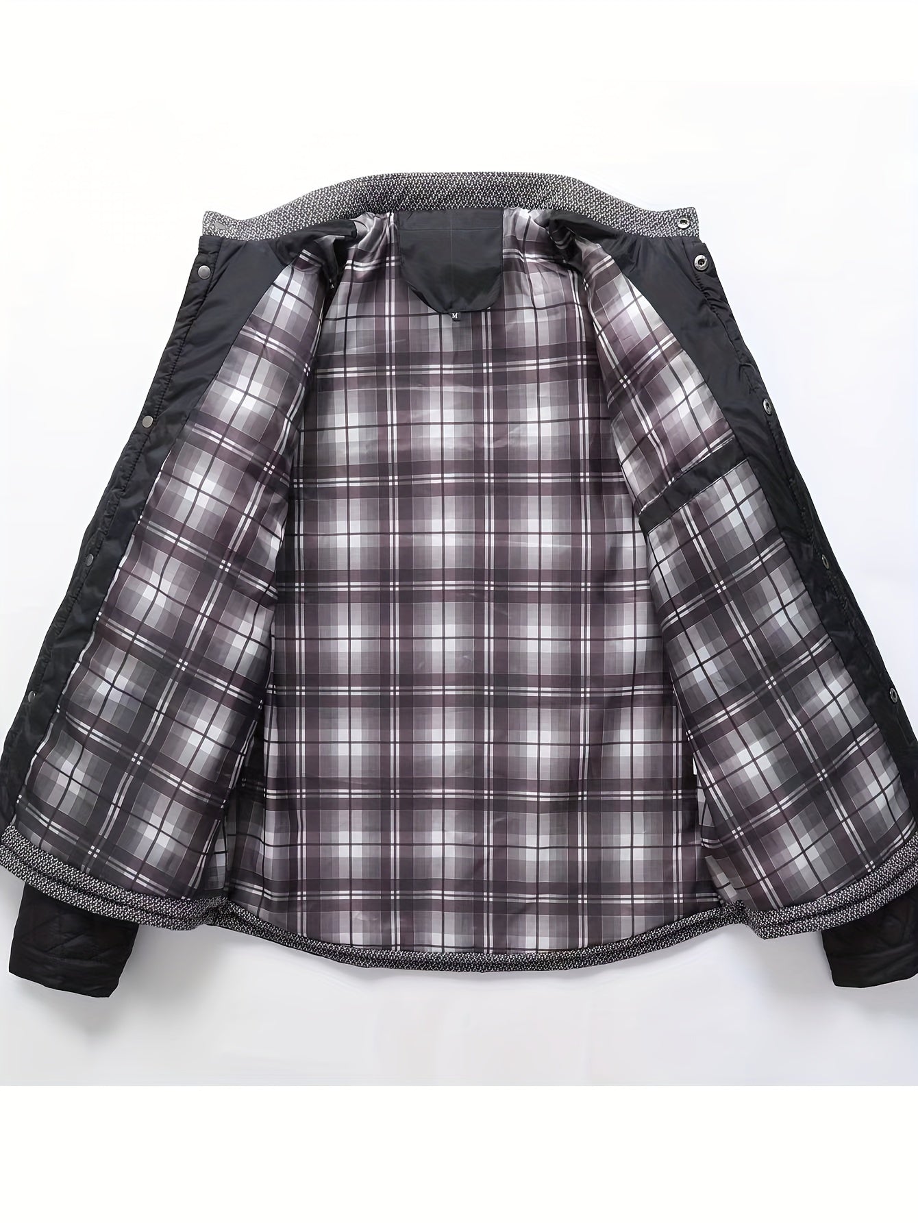 Men’s Quilted Jacket with Contrast Yoke