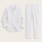 Men’s Shirt and Drawstring Pant Set