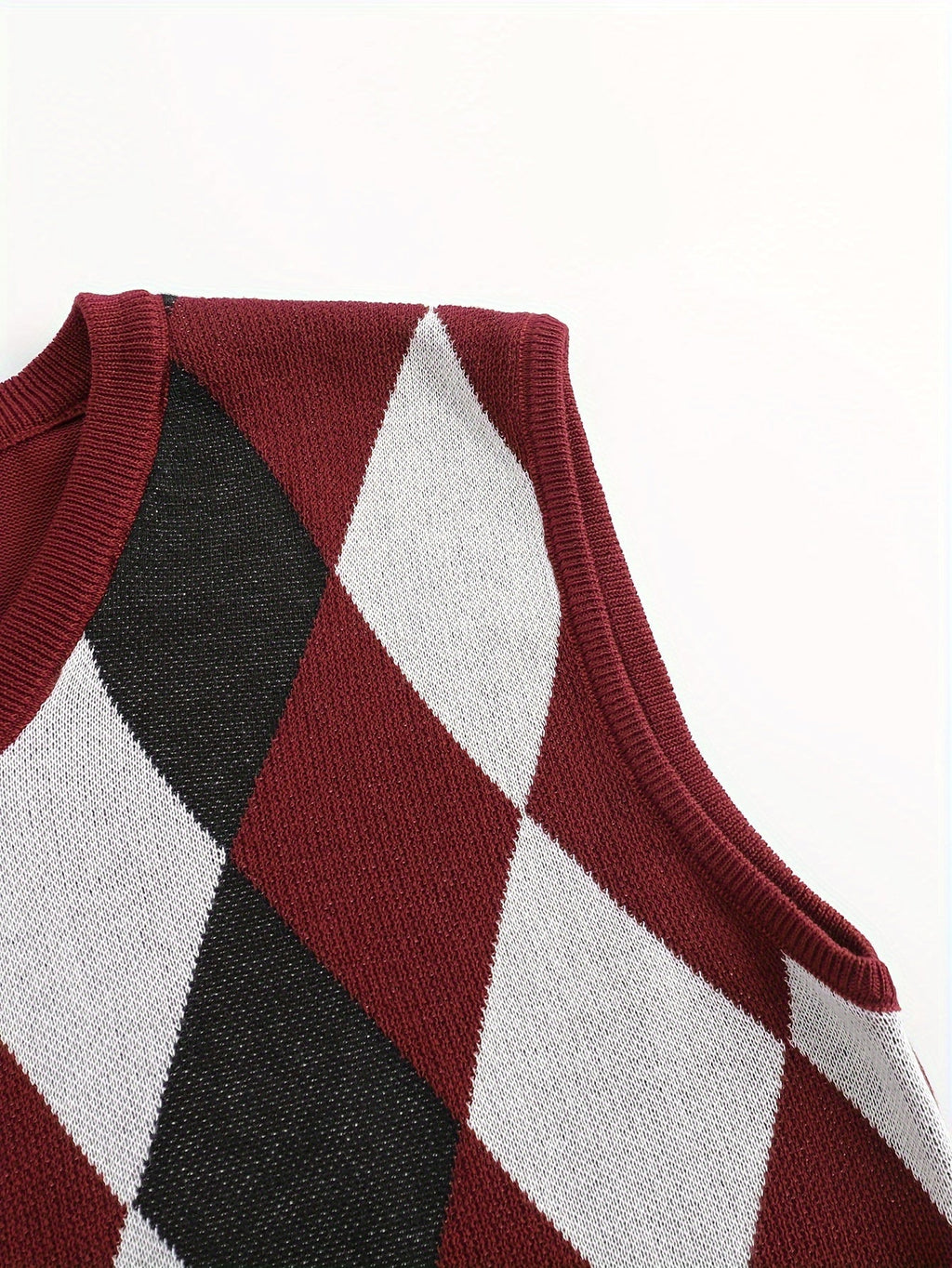 Men’s Stylish Argyle Sweater Vest