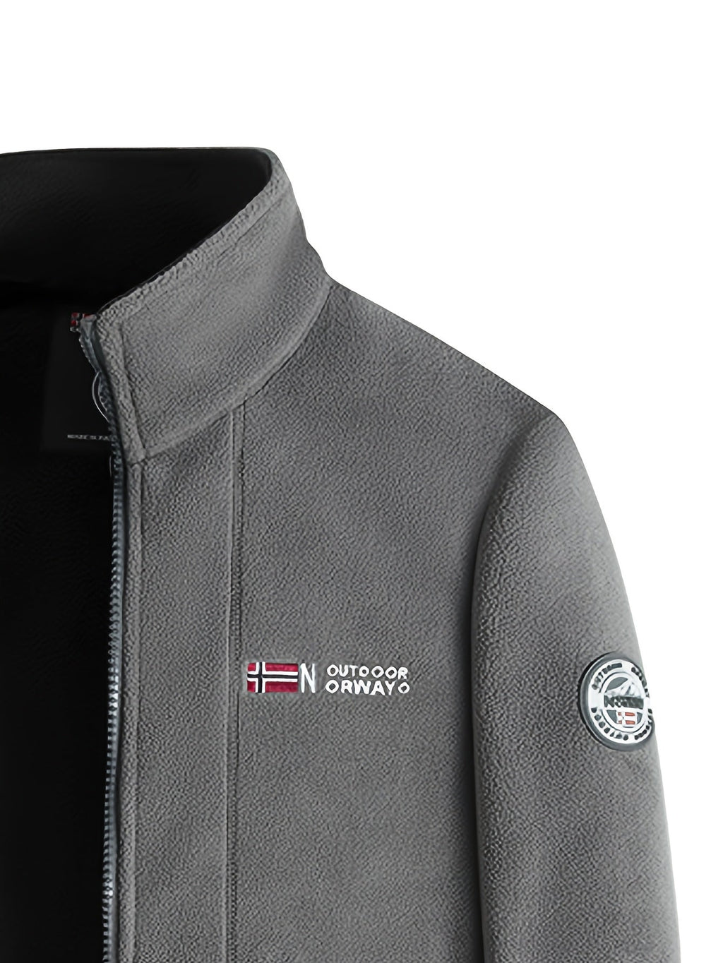 Men’s Full-Zip Stand Collar Jacket