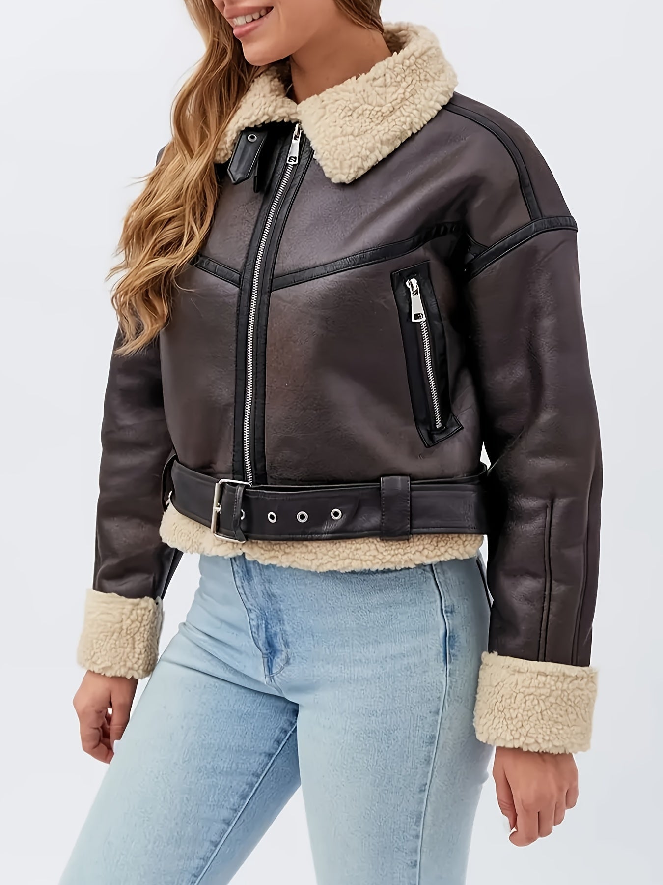 Women’s Cropped Aviator Jacket