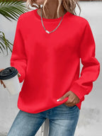 Women’s Plain Crew Neck Sweater