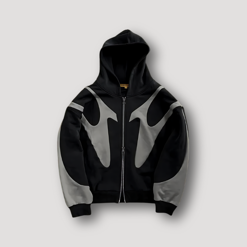 Men’s Graphic Zip-Up Hoodie