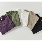Men’s Casual Utility Button Shirt
