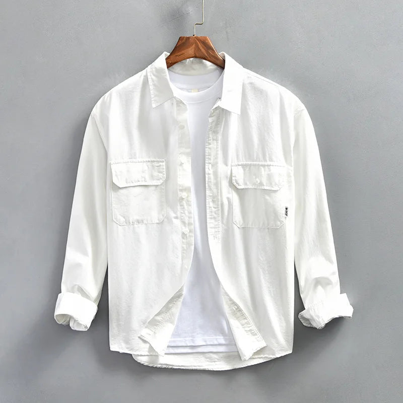 Men’s Casual Utility Button Shirt