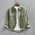 Men’s Casual Utility Button Shirt