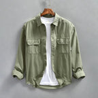 Men’s Casual Utility Button Shirt