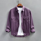 Men’s Casual Utility Button Shirt