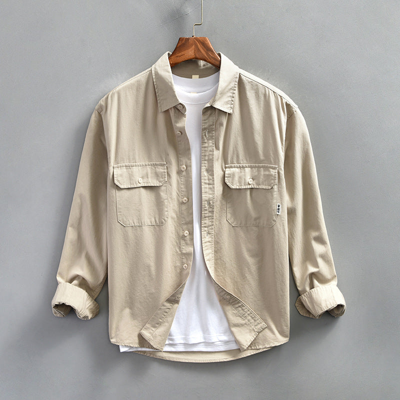 Men’s Casual Utility Button Shirt
