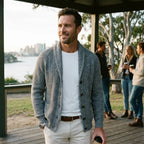 Men’s Shawl Collar Button Cardigan