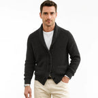 Men’s Shawl Collar Button Cardigan