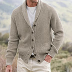 Men’s Shawl Collar Button Cardigan