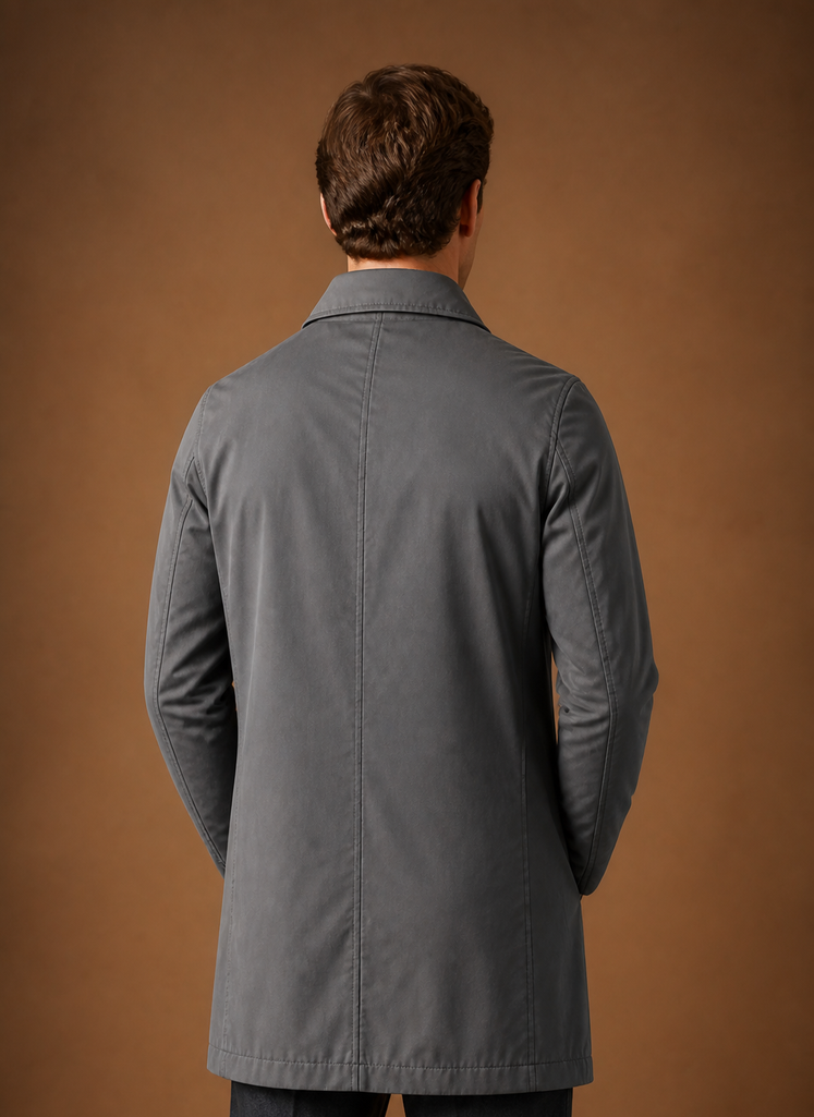 Men’s Longline Collared Jacket