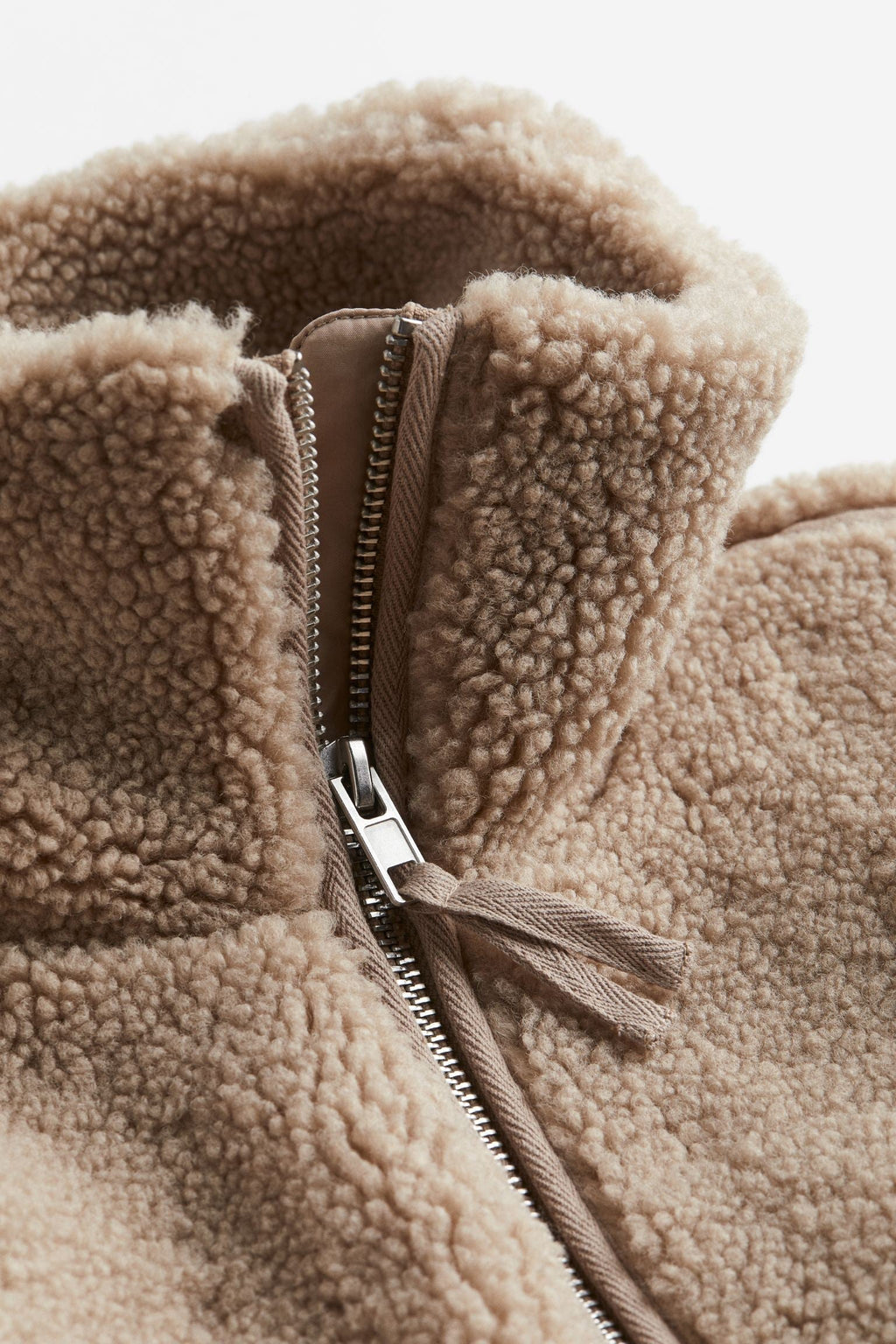 Women’s Textured Winter Jacket with Zip Front