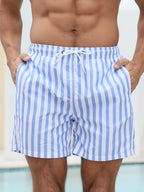 Men's Striped Swim Shorts Classic