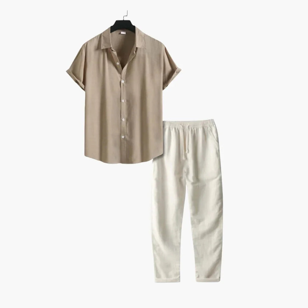 Men's Resort Shirt Pants Set