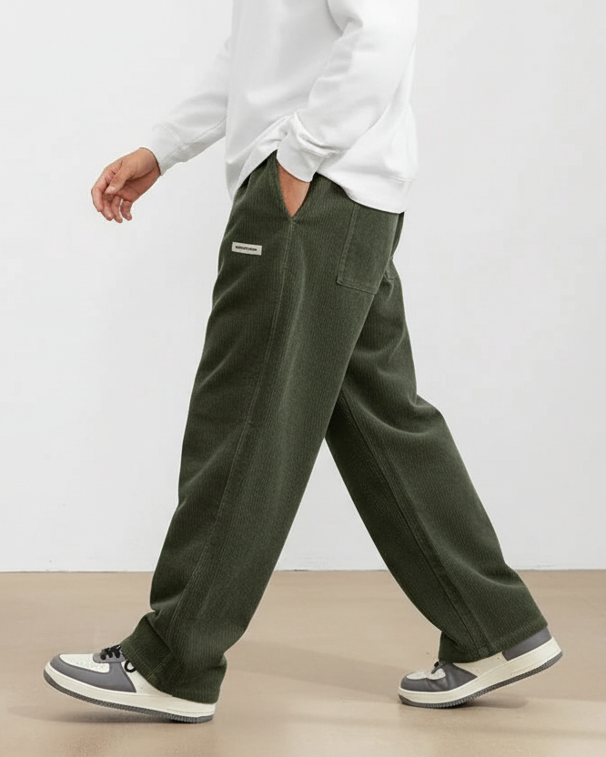 Men's Relaxed Fit Corduroy Pants