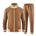 Men's Athletic Zip Up Tracksuit Set