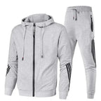 Men's Hooded Zip Up Tracksuit Set