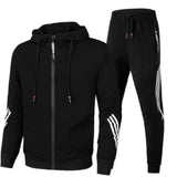 Men's Hooded Zip Up Tracksuit Set