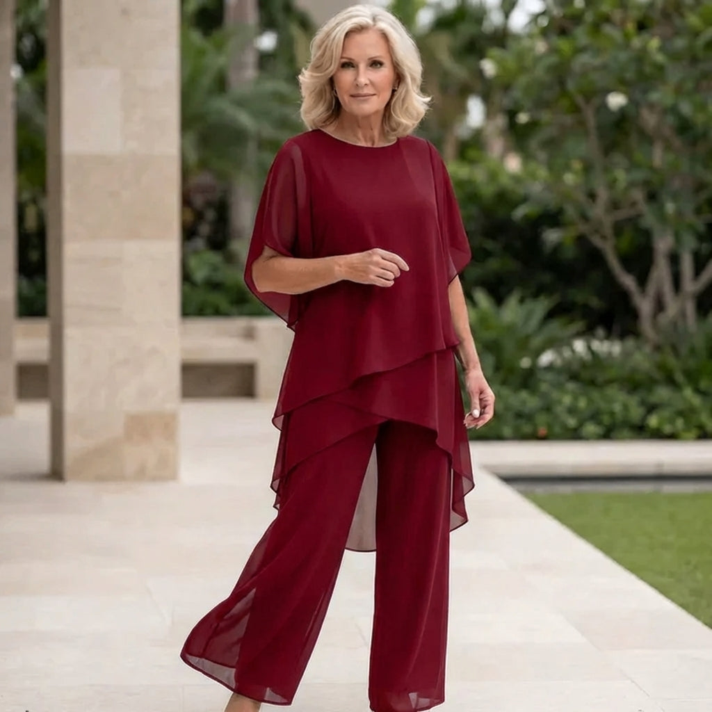 Women’s 2 Piece Wide Leg Pant Set