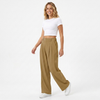 Women's High-Waisted Wide-Leg Pants