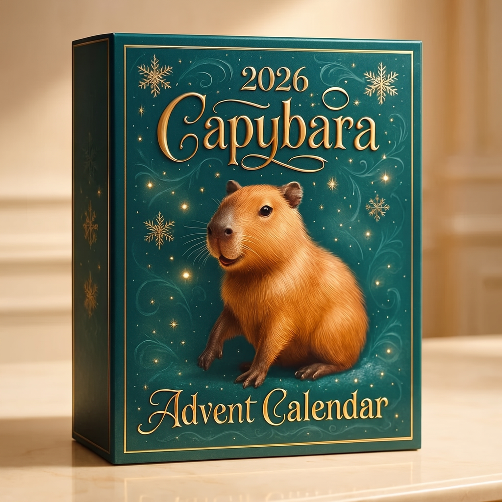 Capybara Advent Calendar 2026 with Mini Figures