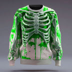 Men's Halloween Skeleton Graphic Sweatshirt