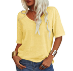 Women's Relaxed V Neck Top
