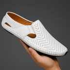 Men's Perforated Slip On Loafers