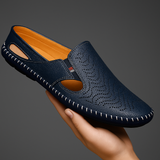 Men's Perforated Slip On Loafers