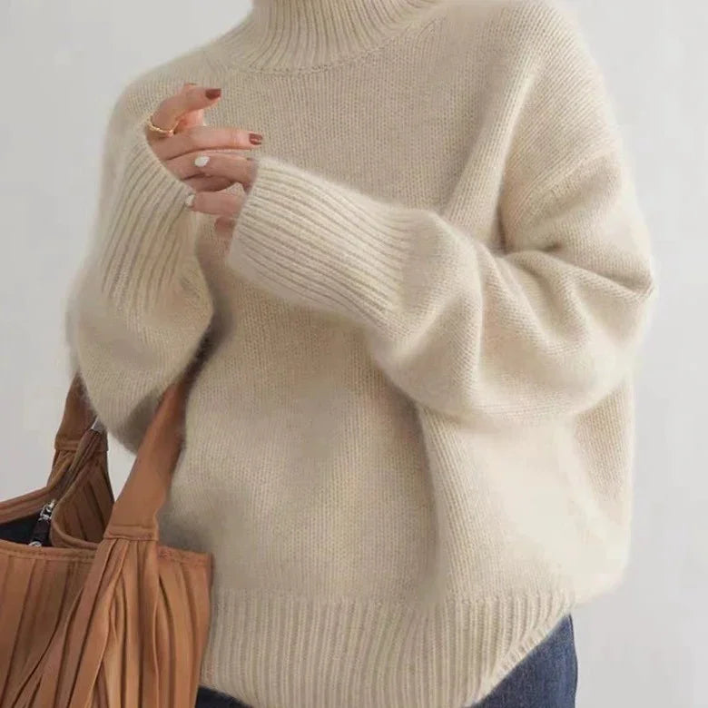 Women's Turtleneck Knit Sweater