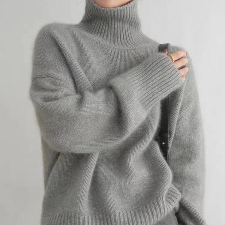 Women's Turtleneck Knit Sweater