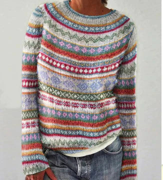 Women’s Patterned Knit Sweater