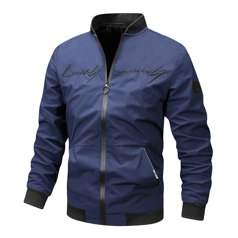 Men’s Lightweight Zip-Up Bomber Jacket